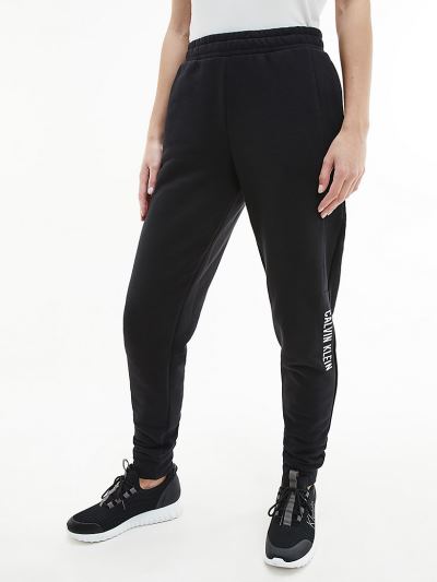 Calvin Klein Ruhák HU702400 | Calvin Klein Cotton Blend Logo Női Jogger Fekete